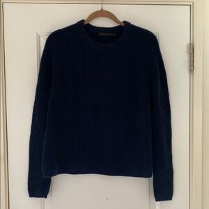 Jenni Kayne Cashmere Fisherman Sweater - Navy